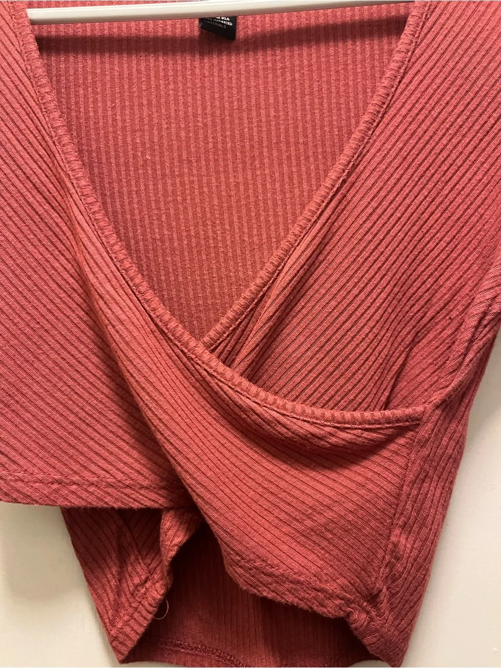 Forever 21 Rust Red Ribbed Top - Picture 4 of 4